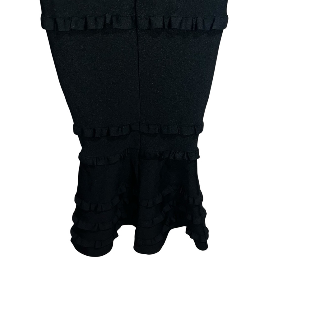NEW NWT Elliatt Theatrical Gown In Black Ruffles - Picture 12 of 15